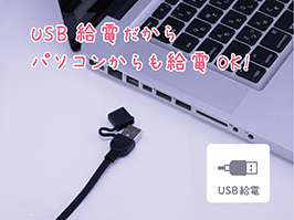 1_1-155 イメージ:USB給電
