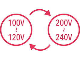 1_1-4 イメージ:自動電圧切換え
