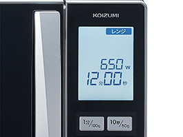 1_1-64 イメージ:デカ文字で見やすい、大型液晶表示。