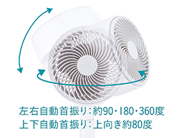 1_2-170 イメージ:自動首振り
