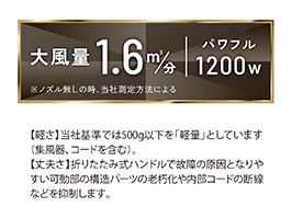 イメージ:速乾大風量