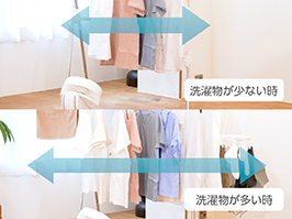 イメージ:便利なピタッと首振り