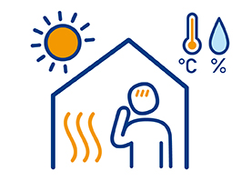 イメージ:熱中症アラート機能