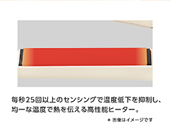 2_1-70 イメージ:高性能ヒーター