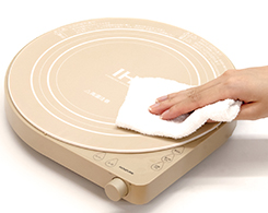 2_2-161 イメージ:お手入れ簡単ガラス天面