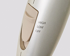 2_4-17 イメージ:2段階温風切替