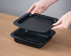 2_4-55 イメージ:プレートを組み合わせて使用する場合(深型プレート+浅型プレート)