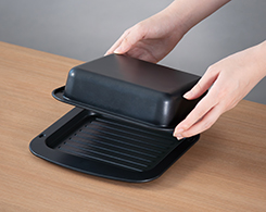 2_5-22 イメージ:プレートを組み合わせて使用する場合(浅型プレート+深型プレート)