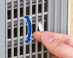 イメージ:手動ルーバー機能