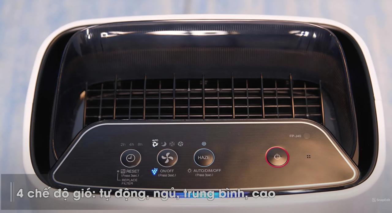 hdsd may loc khong khi sharp dung cach