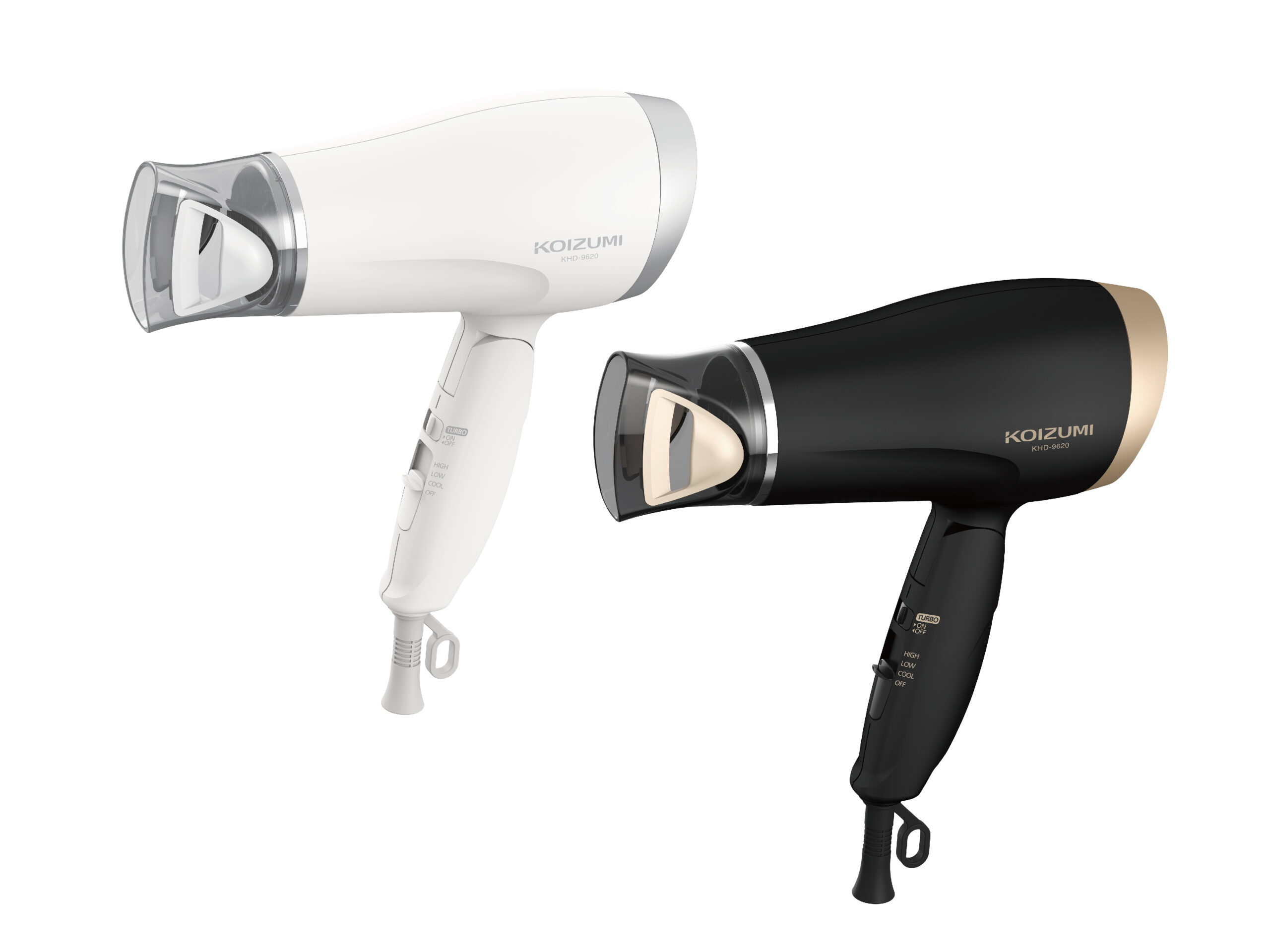 マイナスイオンヘアドライヤー KHD-9620/W・K