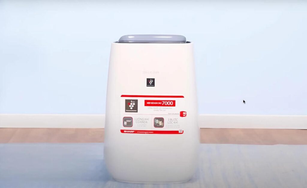 huong dan cach su dung may loc khong khi sharp